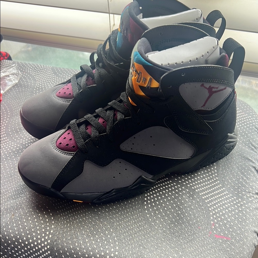 Jordan Athletic Shoes Black Gray High-Top Design